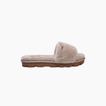 UGG Cozette Slide Grey Slippers for Women (RDYA54692)